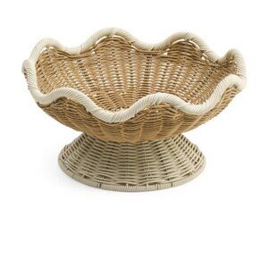 NWT BEGONIA MARKET 15in Woven Footed Bowl